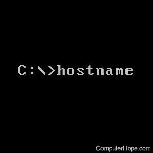 hostname command