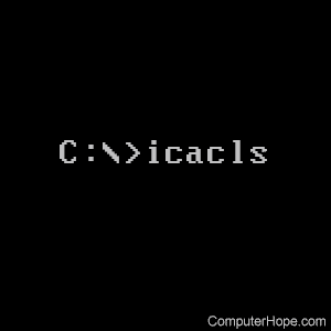 icacls command at a command line C prompt.