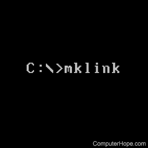 mklink command at a command line C prompt.