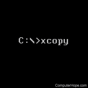 xcopy command
