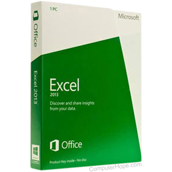 Microsoft Excel software