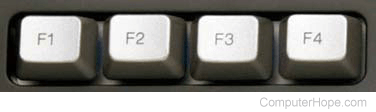 Keyboard function keys