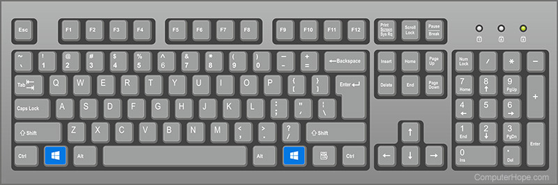 Windows keyboard key