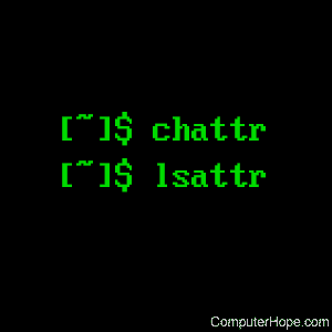 chattr and lsattr commands
