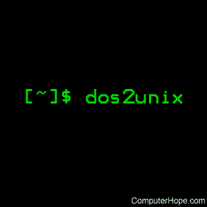 dos2unix command