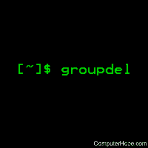 groupdel command