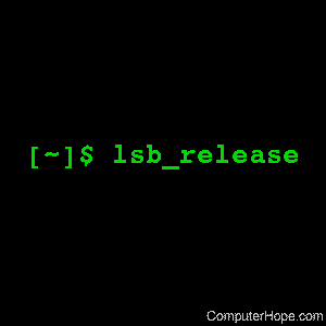 lsb_release command