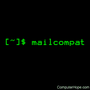 mailcompat command