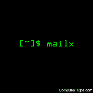 mailx command