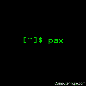 pax command