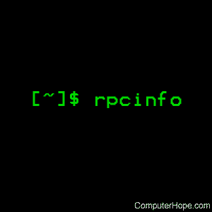 rpcinfo command