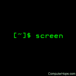 screen command