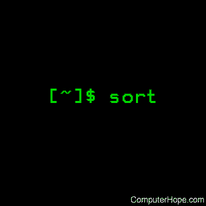 sort command