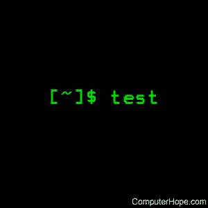 test command