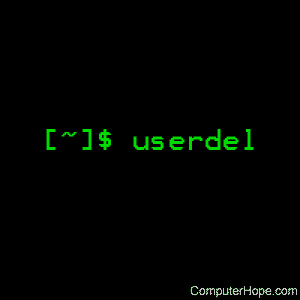 userdel command