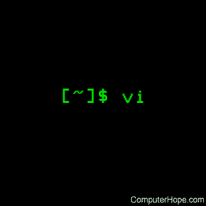 vi command