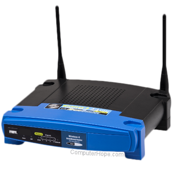 Wireless router with WPA