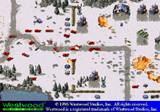 Command and Conquer: Red Alert battle
