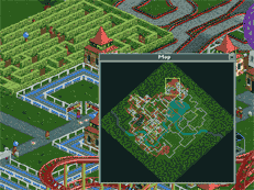 RollerCoaster Tycoon game map