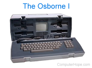 Osborne I computer.
