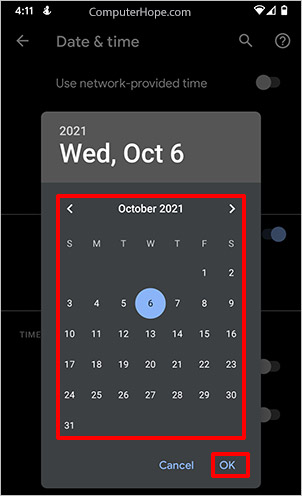 Android-Datum