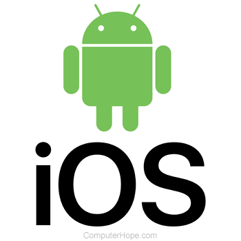 Android and iOS logos.