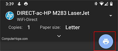 HP printer icon