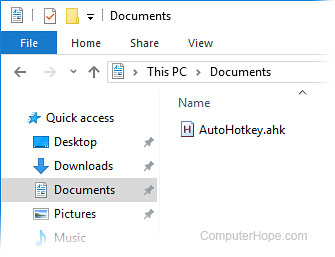 AutoHotkey.ahk is located in your Documents folder