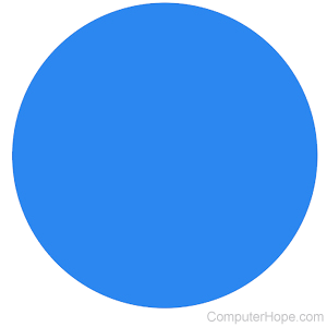 blue circle fill
