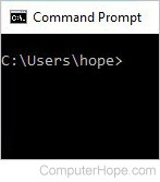 Icon: Windows Command Prompt.