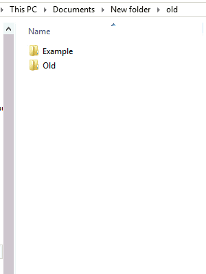 How to a Directory or Folder