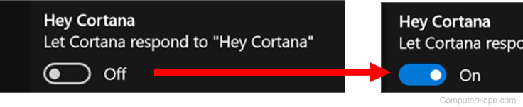 Cortana - Turn on voice activation