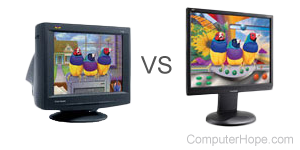 CRT vs LCD