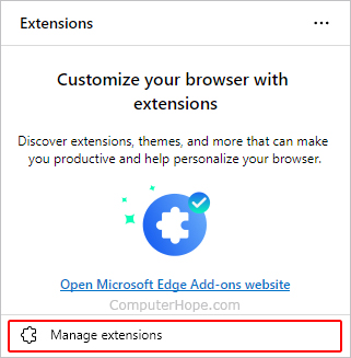 How to install, add, remove, disable Extensions in Microsoft Edge browser