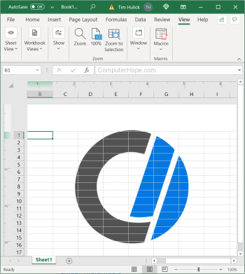 Microsoft Excel spreadsheet with a watermark added.