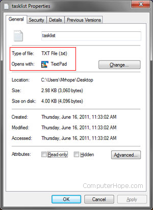 Viewing file extension in Windows
