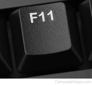 F11 key