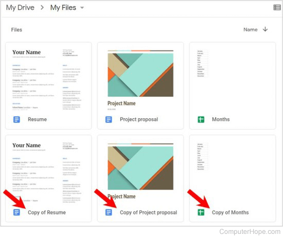 Copy folder - copy of files on Google Drive