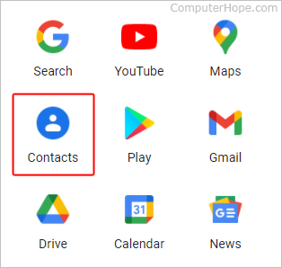 Gmail contacts