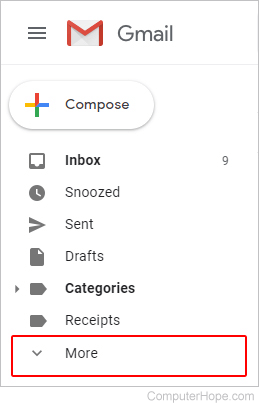 More in Gmail