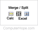 Merge icons in Calc and Excel