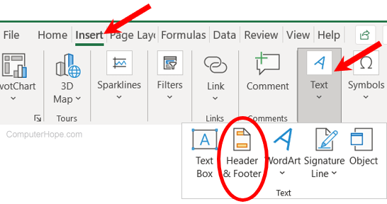 Adding watermark in Microsoft Excel, through Header and Footer
