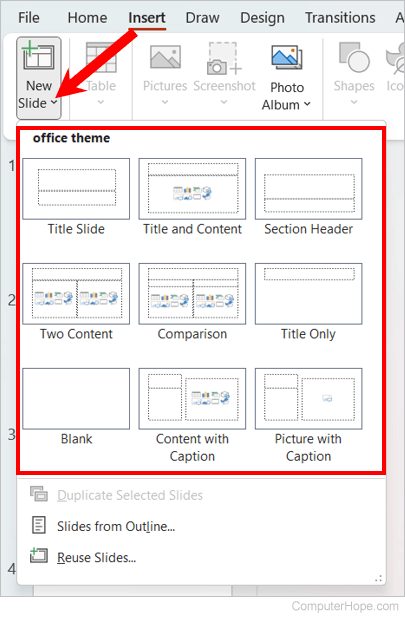 how to add slide in powerpoint presentation