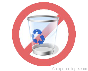 recycle bin computer icon