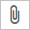 Icon which inserts an attachment in Outlook.com.