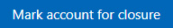 Mark account for closure button in Outlook.com.