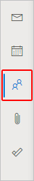 People icon in Outlook.com.