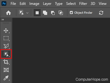 The Object Selection tool icon in Photoshop.