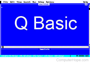 QBasic programming language