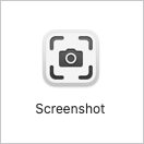 Screenshot utility icon in macOS.
